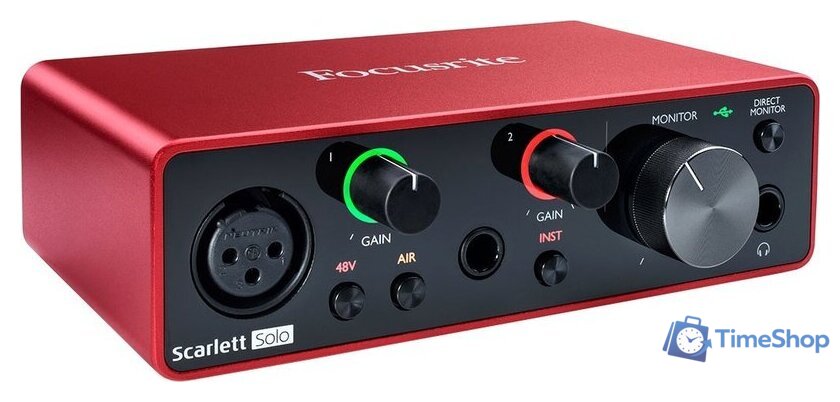  Focusrite Scarlett Solo (3-е поколение) - Изображение №1 — Интернет-магазин Time-Shop