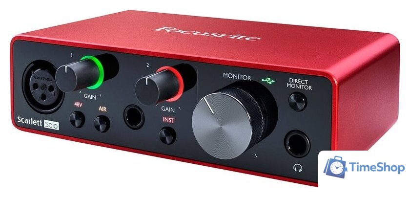  Focusrite Scarlett Solo (3-е поколение) - Изображение №3 — Интернет-магазин Time-Shop