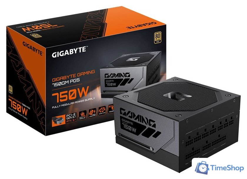 Блок питания Gigabyte Gaming 750GM PG5 - Изображение №7 — Интернет-магазин Time-Shop