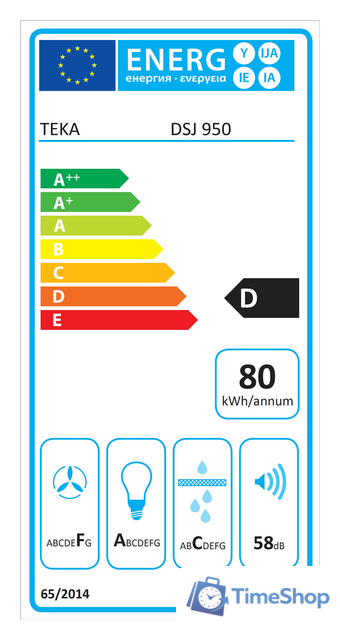 Кухонная вытяжка TEKA DSJ 950 - Изображение №3 — Интернет-магазин Time-Shop