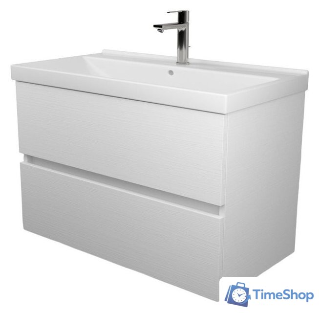  Дабер Тумба под умывальник 011 WeltWasser Deilbach 7517-70 (с подсветкой, белый древесный) - Изображение №1 — Интернет-магазин Time-Shop