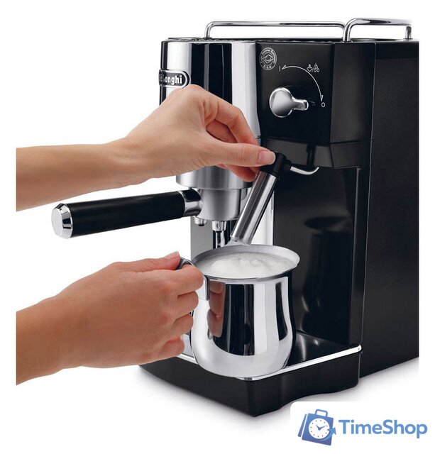 Рожковая кофеварка DeLonghi EC 820.B - Изображение №3 — Интернет-магазин Time-Shop