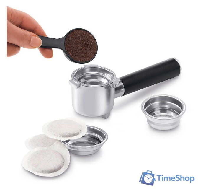 Рожковая кофеварка DeLonghi EC 820.B - Изображение №8 — Интернет-магазин Time-Shop