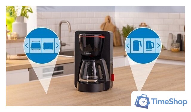 Капельная кофеварка Bosch MyMoment TKA3M133 - Изображение №6 — Интернет-магазин Time-Shop