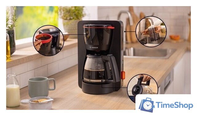 Капельная кофеварка Bosch MyMoment TKA3M133 - Изображение №9 — Интернет-магазин Time-Shop