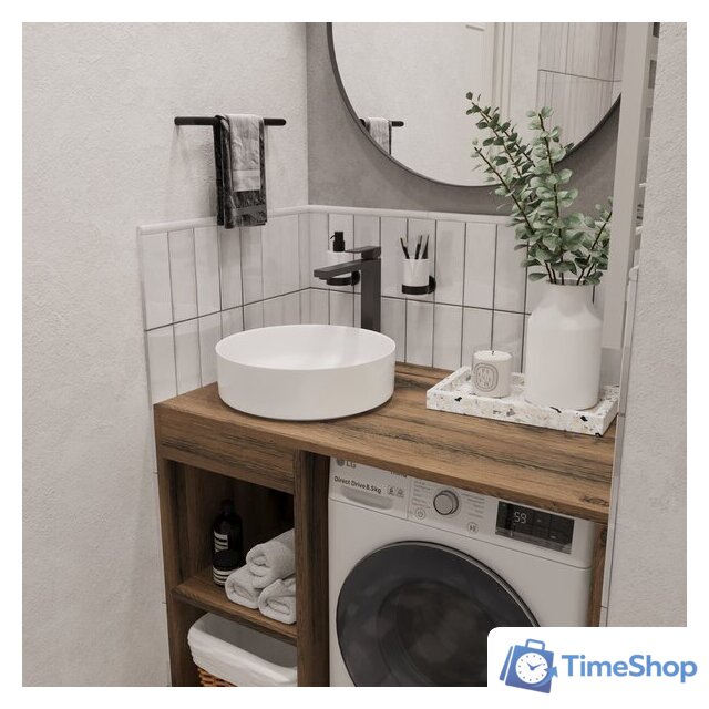  ЗОВ Тумба под умывальник Стамбул 100 S100LAW0LAWWM (аттик) - Изображение №4 — Интернет-магазин Time-Shop