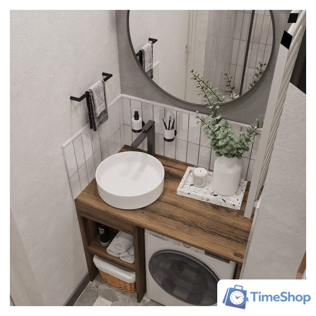  ЗОВ Тумба под умывальник Стамбул 100 S100LAW0LAWWM (аттик) - Изображение №3 — Интернет-магазин Time-Shop