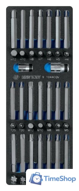 Набор бит King Tony 9-1044CQV - Изображение №1 — Интернет-магазин Time-Shop