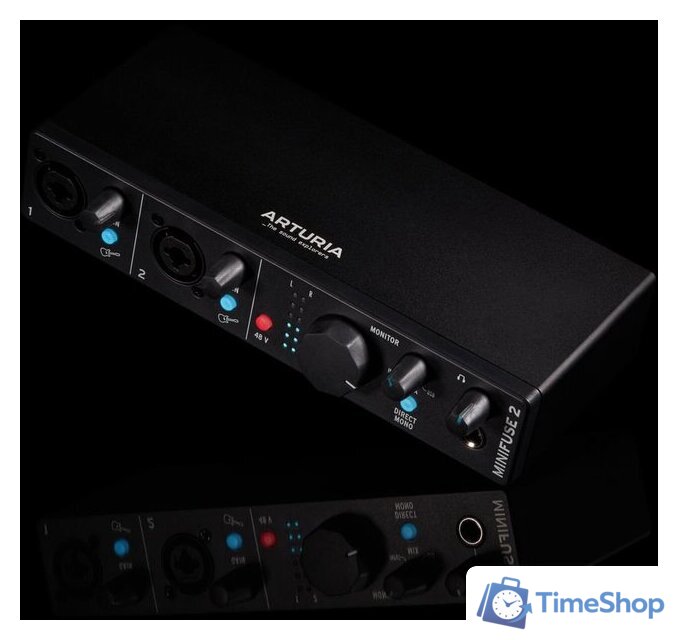 Аудиоинтерфейс Arturia MiniFuse 2 (черный) - Изображение №7 — Интернет-магазин Time-Shop