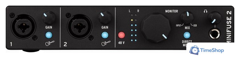 Аудиоинтерфейс Arturia MiniFuse 2 (черный) - Изображение №1 — Интернет-магазин Time-Shop