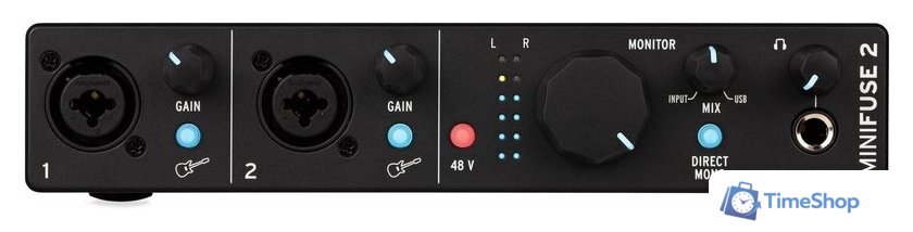 Аудиоинтерфейс Arturia MiniFuse 2 (черный) - Изображение №3 — Интернет-магазин Time-Shop