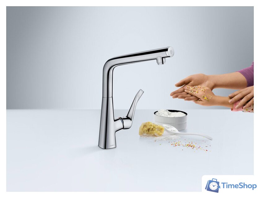 Смеситель Hansgrohe Metris Select 14883800 - Изображение №11 — Интернет-магазин Time-Shop