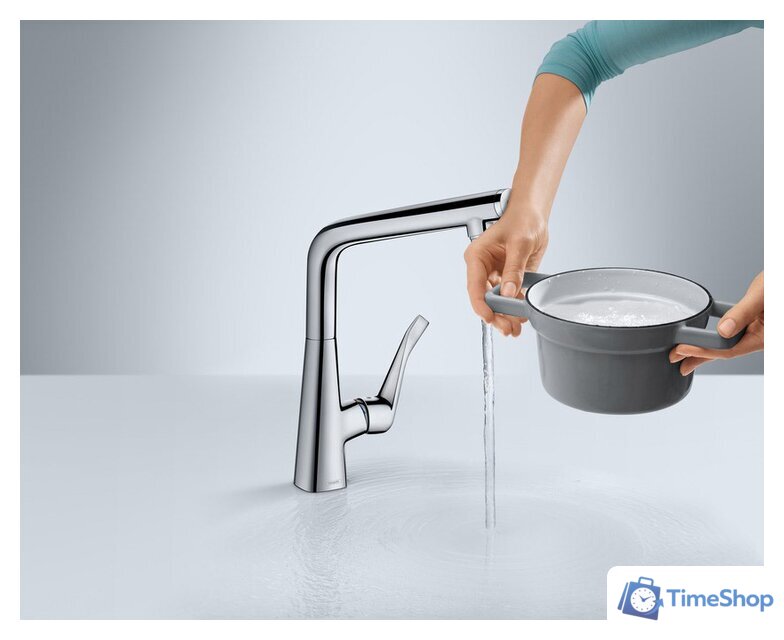 Смеситель Hansgrohe Metris Select 14883800 - Изображение №3 — Интернет-магазин Time-Shop