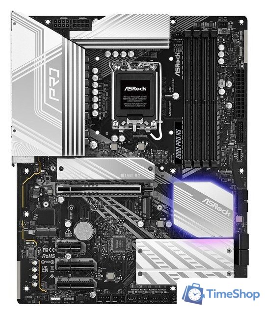 Материнская плата ASRock Z890 Pro RS - Изображение №1 — Интернет-магазин Time-Shop