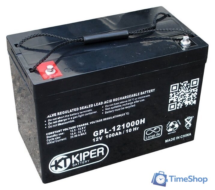 Аккумулятор для ИБП Kiper GPL-121000H (12В/100 А·ч) - Изображение №1 — Интернет-магазин Time-Shop