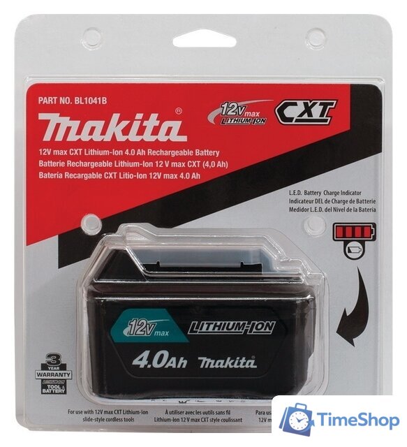 Аккумулятор Makita BL1041B (12В/4 Ah) - Изображение №19 — Интернет-магазин Time-Shop