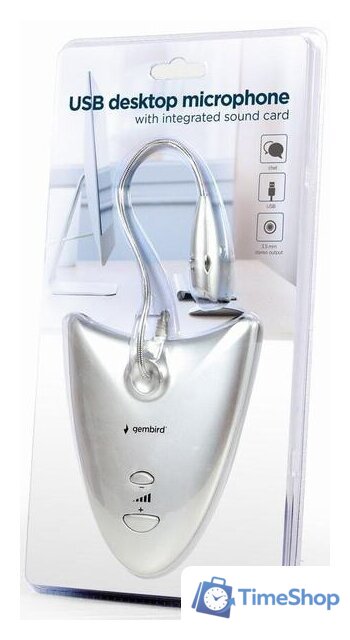 Проводной микрофон Gembird MIC-DU-01 - Изображение №5 — Интернет-магазин Time-Shop