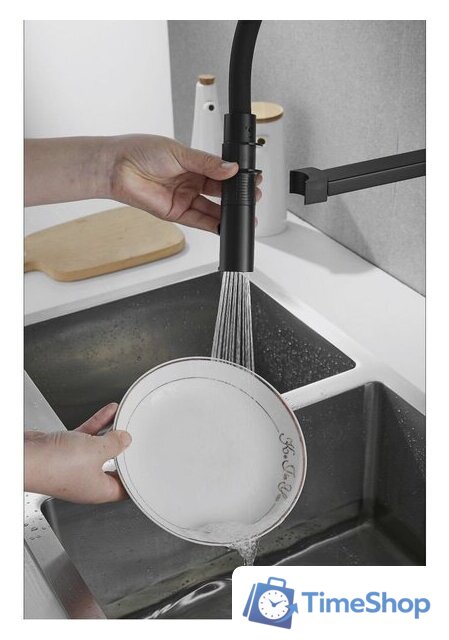 Смеситель Kern K2075 black - Изображение №5 — Интернет-магазин Time-Shop