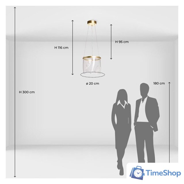 Подвесная люстра De City Конти 488013201 - Изображение №10 — Интернет-магазин Time-Shop