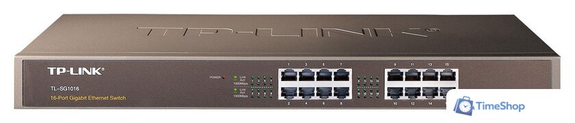 Неуправляемый коммутатор TP-Link TL-SG1016 - Изображение №1 — Интернет-магазин Time-Shop