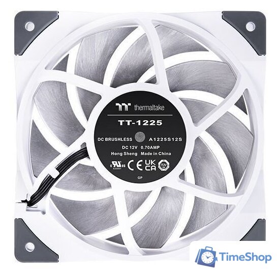 Вентилятор для корпуса Thermaltake ToughFan 12 White CL-F117-PL12WT-A - Изображение №2 — Интернет-магазин Time-Shop