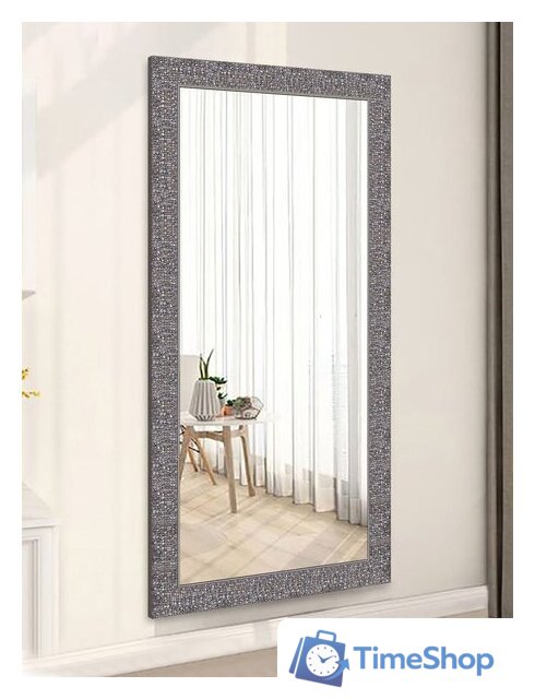 Зеркало Декарт Настенное в раме 8Л1672 (серебристый перламутр) - Изображение №2 — Интернет-магазин Time-Shop