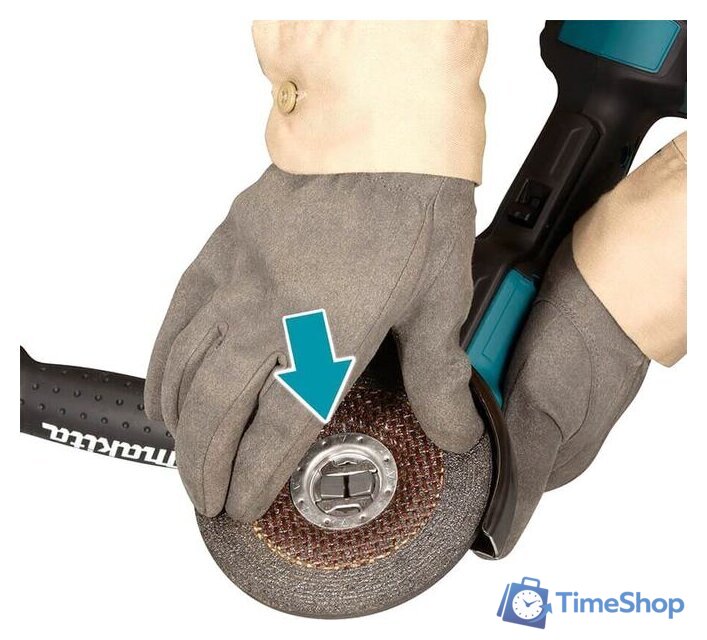 Угловая шлифмашина Makita DGA519Z (без АКБ) - Изображение №4 — Интернет-магазин Time-Shop