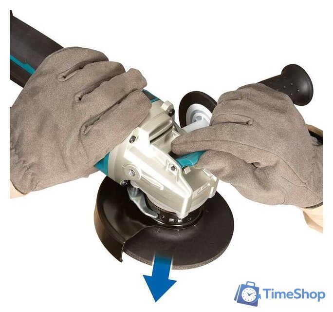 Угловая шлифмашина Makita DGA519Z (без АКБ) - Изображение №3 — Интернет-магазин Time-Shop