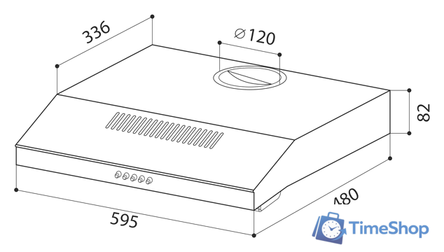 Кухонная вытяжка LEX S 600 (белый) - Изображение №9 — Интернет-магазин Time-Shop
