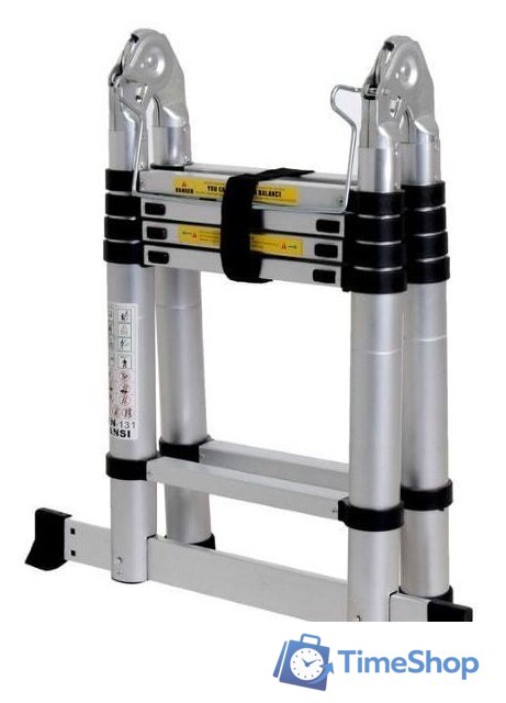 Лестница-трансформер Алюмет DTLH 1.6 (2x5 ступеней) - Изображение №1 — Интернет-магазин Time-Shop