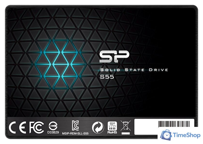 SSD Silicon-Power Slim S55 480GB SP480GBSS3S55S25 - Изображение №1 — Интернет-магазин Time-Shop