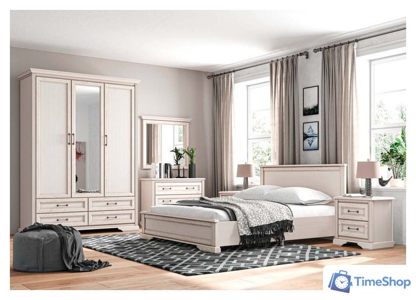 Кровать Black Red White Stylius B169-LOZ160x200 с подъемным механизмом (лиственница сибирская) - Изображение №2 — Интернет-магазин Time-Shop