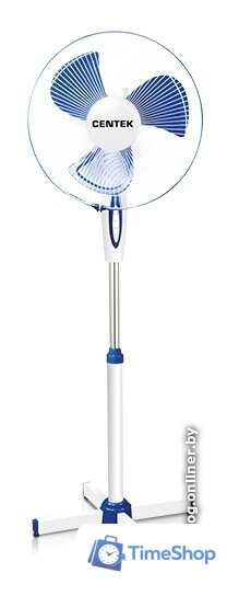 Вентилятор CENTEK CT-5015 (белый/синий) - Изображение №2 — Интернет-магазин Time-Shop