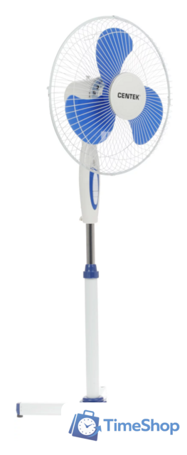 Вентилятор CENTEK CT-5015 (белый/синий) - Изображение №1 — Интернет-магазин Time-Shop