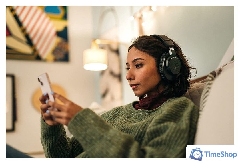 Наушники Audio-Technica ATH-M20xBT (черный) - Изображение №7 — Интернет-магазин Time-Shop