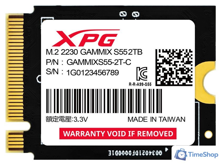 SSD ADATA XPG Gammix S55 2TB SGAMMIXS55-2T-C - Изображение №1 — Интернет-магазин Time-Shop
