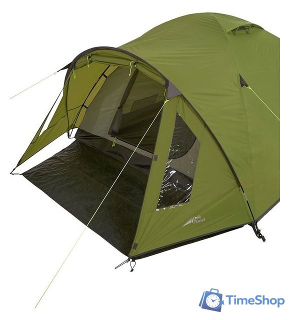 Кемпинговая палатка Trek Planet Bergamo 3 (зеленый) - Изображение №4 — Интернет-магазин Time-Shop