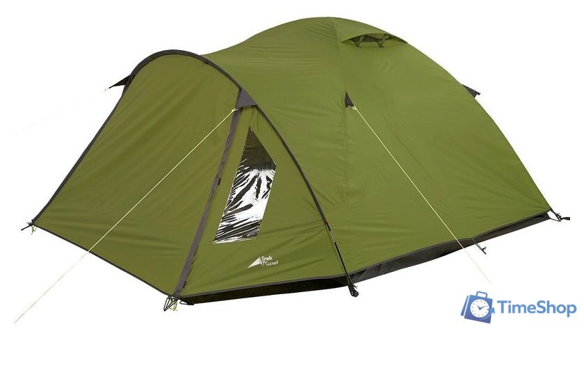 Кемпинговая палатка Trek Planet Bergamo 3 (зеленый) - Изображение №3 — Интернет-магазин Time-Shop