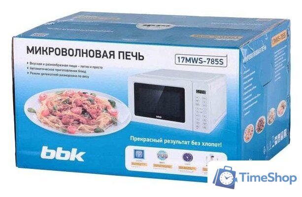 Микроволновая печь BBK 17MWS-785S/W - Изображение №7 — Интернет-магазин Time-Shop