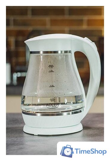 Электрический чайник Adler AD 1274 (белый) - Изображение №5 — Интернет-магазин Time-Shop