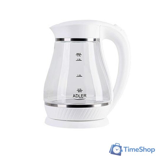 Электрический чайник Adler AD 1274 (белый) - Изображение №2 — Интернет-магазин Time-Shop