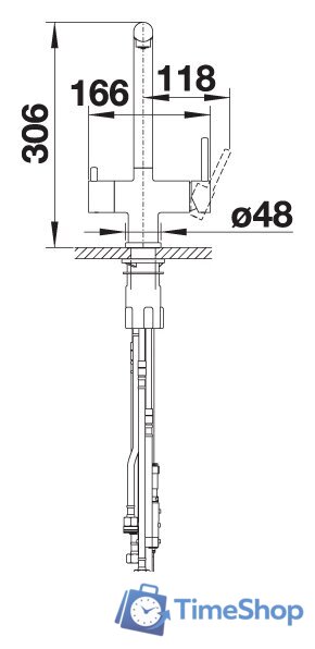 Смеситель Blanco Fontas-S II (черный матовый) - Изображение №3 — Интернет-магазин Time-Shop