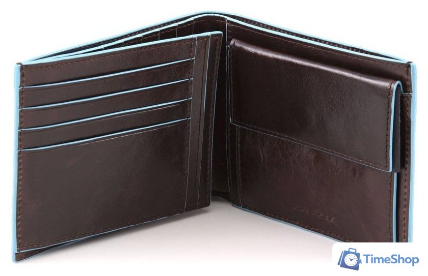 Кошелек Piquadro Blue Square PU1240B2/MO - Изображение №4 — Интернет-магазин Time-Shop