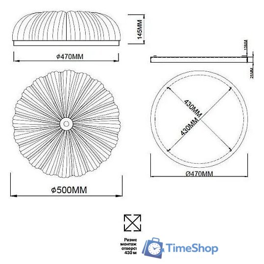 Припотолочная люстра Sonex Tesoro 7719/60L - Изображение №2 — Интернет-магазин Time-Shop