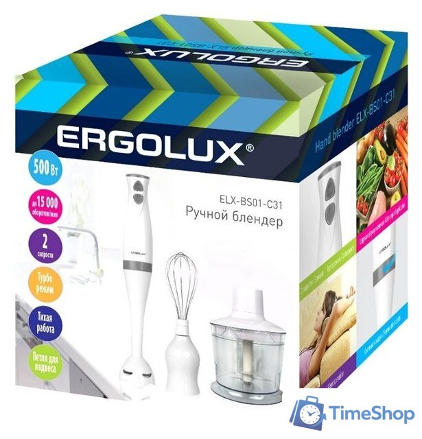 Погружной блендер Ergolux ELX-BS01-C31 - Изображение №2 — Интернет-магазин Time-Shop