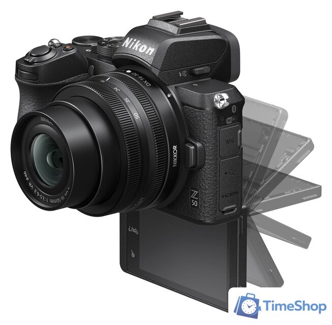 Беззеркальный фотоаппарат Nikon Z50 Kit 16-50mm + FTZ Adapter - Изображение №6 — Интернет-магазин Time-Shop