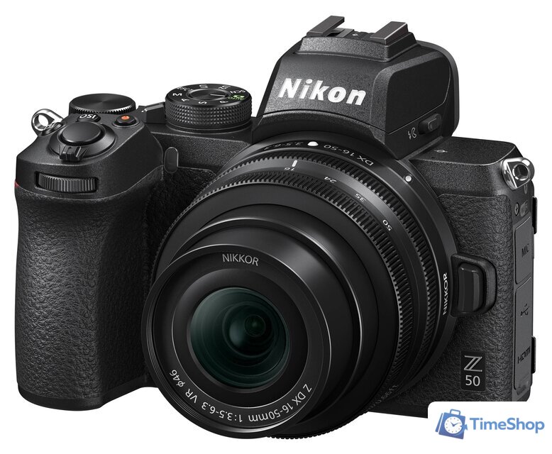 Беззеркальный фотоаппарат Nikon Z50 Kit 16-50mm + FTZ Adapter - Изображение №2 — Интернет-магазин Time-Shop