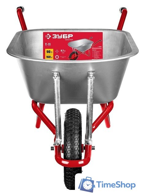 Одноколесная тачка Зубр 39962 - Изображение №7 — Интернет-магазин Time-Shop