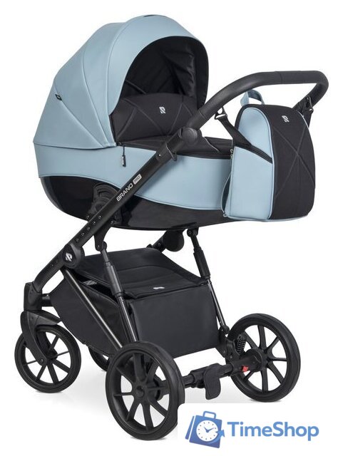 Универсальная коляска Riko Brano Pro (3 в 1, blue 02) - Изображение №1 — Интернет-магазин Time-Shop