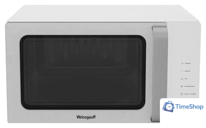 Микроволновая печь Weissgauff MWO-430 White Glass - Изображение №1 — Интернет-магазин Time-Shop